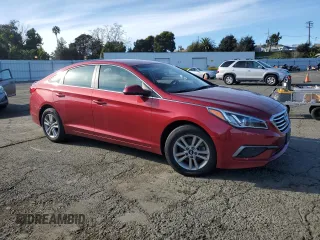 2016 Hyundai Sonata SE with VIN 5NPE24AF9GH323096, listed as a Copart auction lot 87087964 with 52,770 mi miles and Salvage Title. Bid and sale history available at carsss.com. Image 4.