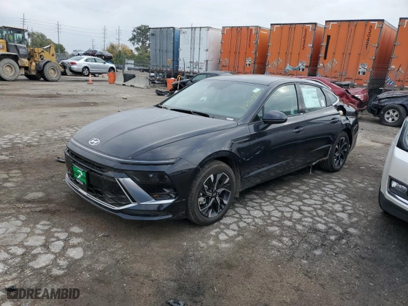2024 Hyundai Sonata SEL with VIN KMHL64JA9RA368349, listed as a Copart auction lot 76967154 with 302 mi miles and Salvage Title. Bid and sale history available at carsss.com. Image 1.