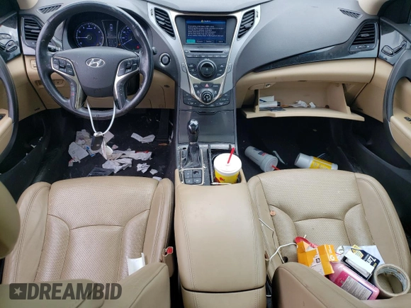 2013 Hyundai Azera with VIN KMHFH4JGXDA198345, listed as a Copart auction lot 58256945 with 102,711 mi miles and Salvage title. Bid and sale history available at DreamBid. Image 8.