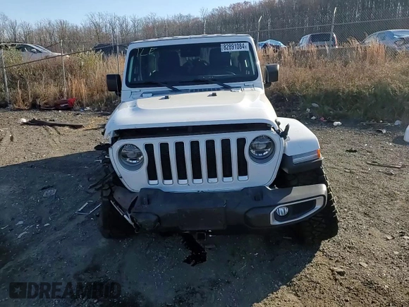 2020 Jeep Wrangler Unlimited Sahara with VIN 1C4HJXEG5LW150427, listed as a Copart auction lot 82891084 with 85,018 mi miles and Salvage Title. Bid and sale history available at carsss.com. Image 10.