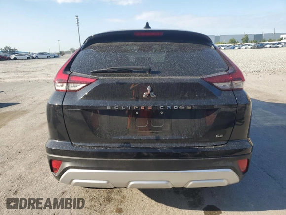 2024 Mitsubishi Eclipse Cross SE with VIN JA4ATWAA7RZ032601, listed as a Copart auction lot 53124085 with 6,467 mi miles and Salvage title. Bid and sale history available at DreamBid. Image 6.