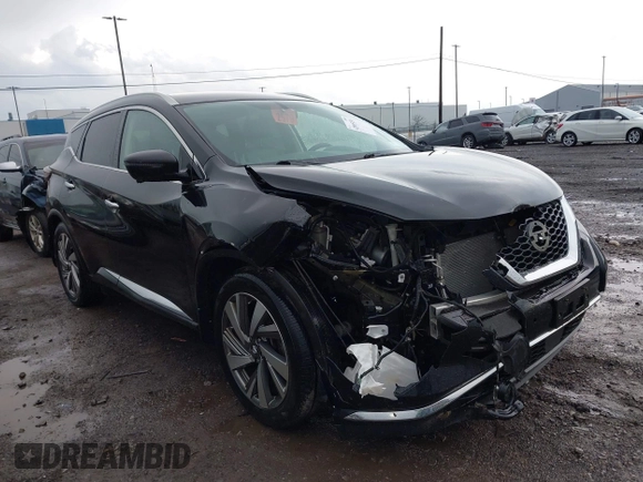 2019 Nissan Murano SL with VIN 5N1AZ2MS5KN142508, listed as a IAAI auction lot 42065451 with 111,546 mi miles and . Bid and sale history available at DreamBid. Image 1.