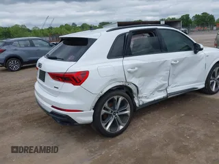 2022 Audi Q3 S line Premium Plus with VIN WA1EECF39N1025078, listed as a IAAI auction lot 42210251 with 28,841 mi miles and . Bid and sale history available at DreamBid. Image 4.