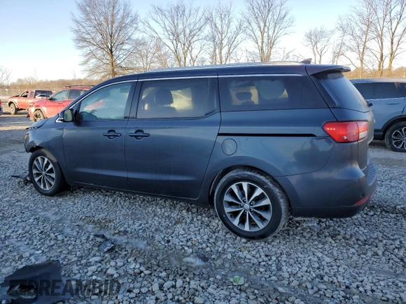2016 Kia Sedona SX with VIN KNDMC5C11G6156260, listed as a Copart auction lot 42735255 with 112,350 mi miles and Clean Title. Bid and sale history available at carsss.com. Image 2.