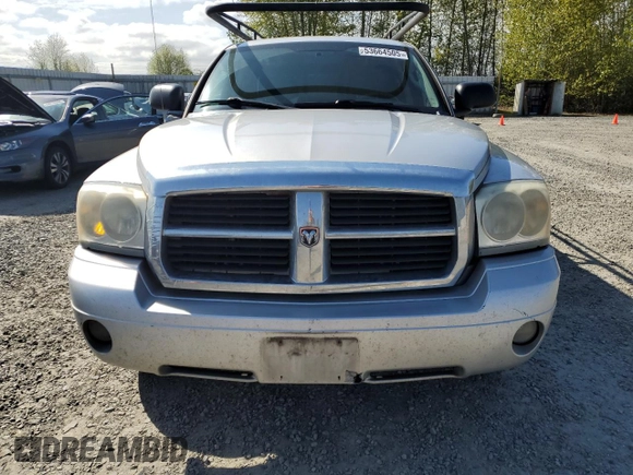 2007 Dodge Dakota SLT with VIN 1D7HW48K67S137401, listed as a Copart auction lot 53664505 with 182,862 mi miles and Clean Title. Bid and sale history available at carsss.com. Image 5.