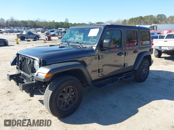 2024 Jeep Wrangler Willys с VIN 1C4PJXDNXRW125950, выставлен на аукционе IAAI как лот 41497980 с пробегом 26 574 миль миль и . История ставок и продаж доступна на DreamBid. Изображение 20.