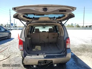 2008 Nissan Pathfinder SE with VIN 5N1AR18B18C605172, listed as a Copart auction lot 47871745 with 160,198 mi miles and Salvage Title. Bid and sale history available at carsss.com. Image 6.
