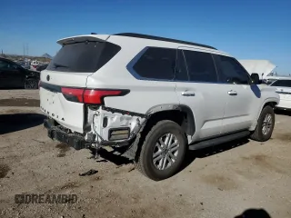 2023 Toyota Sequoia SR5 with VIN 7SVAAABA1PX004224, listed as a Copart auction lot 85782574 with 55,131 mi miles and Salvage Title. Bid and sale history available at carsss.com. Image 3.