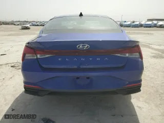 2021 Hyundai Elantra SEL with VIN 5NPLM4AG0MH032699, listed as a Copart auction lot 48400045 with 49,216 mi miles and Salvage Title. Bid and sale history available at carsss.com. Image 6.