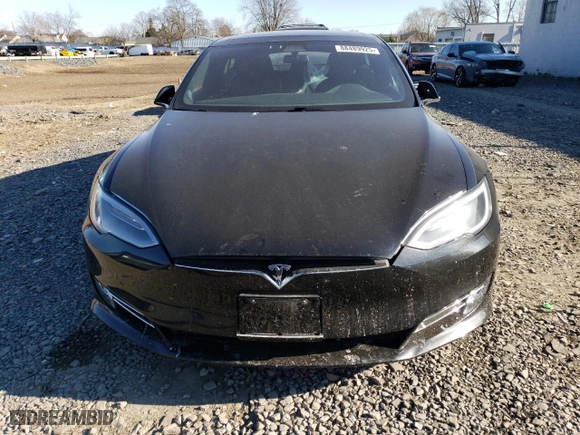2017 Tesla Model S 100D with VIN 5YJSA1E2XHF204713, listed as a Copart auction lot 88489925 with 78,715 mi miles and Salvage Title. Bid and sale history available at carsss.com. Image 5.