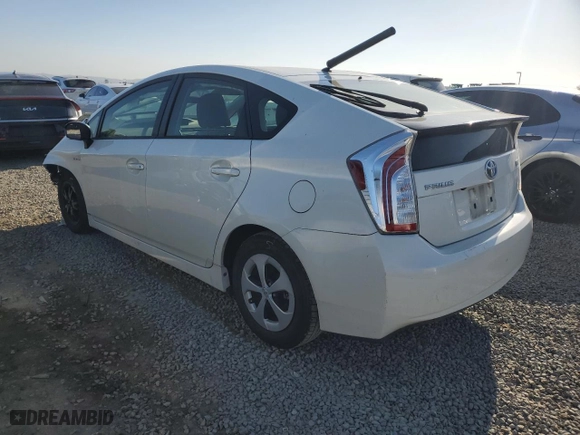 2015 Toyota Prius Four with VIN JTDKN3DU8F0482573, listed as a Copart auction lot 50250925 with 0 mi miles and Salvage Title. Bid and sale history available at carsss.com. Image 2.