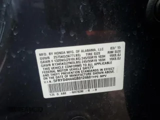 2016 Acura MDX w/Tech with VIN 5FRYD4H44GB012460, listed as a Copart auction lot 51303435 with 91,794 mi miles and Salvage Title. Bid and sale history available at carsss.com. Image 15.