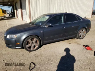 2007 Audi A4 2.0T with VIN WAUBF78E97A020121, listed as a Copart auction lot 44062605 with 101,846 mi miles and Clean Title. Bid and sale history available at carsss.com. Image 1.