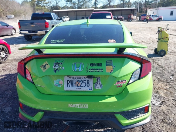 2018 Honda Civic Si Coupe with VIN 2HGFC3A59JH757829, listed as a IAAI auction lot 41509057 with 107,741 mi miles. Bid and sale history available at carsss.com. Image 17.