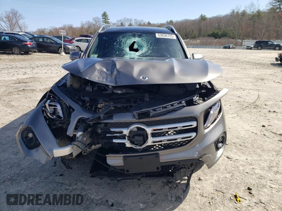 2022 Mercedes-Benz GLB 250 с VIN W1N4M4HBXNW205616, выставлен на аукционе Copart как лот 53036725 с пробегом 72 335 миль миль и Списание • Salvage title. История ставок и продаж доступна на DreamBid. Изображение 5.