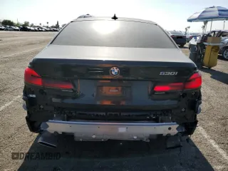 2023 BMW 5 Series 530i with VIN WBA53BH05PCM01563, listed as a Copart auction lot 55525515 with 23,371 mi miles and Salvage title. Bid and sale history available at DreamBid. Image 6.