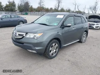 2007 Acura MDX Tech/Entertainment Pkg with VIN 2HNYD28467H537109, listed as a IAAI auction lot 41700179 with 149,069 mi miles. Bid and sale history available at carsss.com. Image 2.