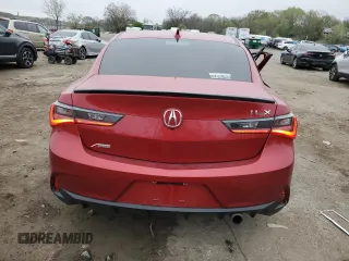2022 Acura ILX Premium with VIN 19UDE2F86NA000339, listed as a Copart auction lot 52875205 with 36,415 mi miles and Salvage title. Bid and sale history available at DreamBid. Image 6.