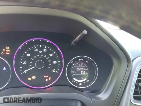 2018 Honda HR-V EX-L Navi with VIN 3CZRU5H76JM709888, listed as a IAAI auction lot 41307991 with 92,994 mi miles. Bid and sale history available at carsss.com. Image 16.