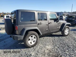 2018 Jeep Wrangler JK Unlimited Sport S with VIN 1C4BJWDG5JL909903, listed as a Copart auction lot 83998564 with 126,559 mi miles and Salvage Title. Bid and sale history available at carsss.com. Image 3.