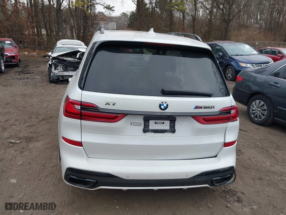2022 BMW X7 M50i with VIN 5UXCX6C00N9K19775, listed as a IAAI auction lot 41256543 with 31,942 mi miles. Bid and sale history available at carsss.com. Image 16.