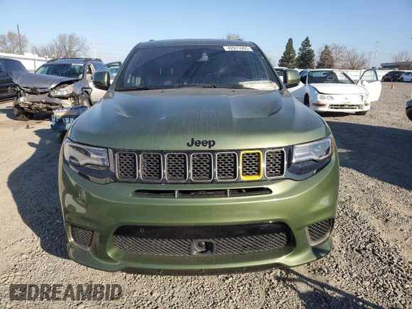 2021 Jeep Grand Cherokee Trackhawk with VIN 1C4RJFN91MC819067, listed as a Copart auction lot 42975965 with 36,986 mi miles and Clean title. Bid and sale history available at DreamBid. Image 5.