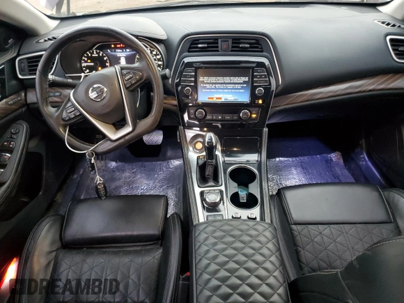 2018 Nissan Maxima Platinum with VIN 1N4AA6APXJC362973, listed as a Copart auction lot 43846205 with 105,823 mi miles and Salvage Title. Bid and sale history available at DreamBid. Image 8.