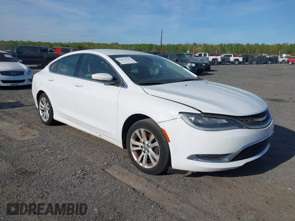 2016 Chrysler 200 Limited with VIN 1C3CCCAB0GN149497, listed as a IAAI auction lot 42078729 with 136,214 mi miles. Bid and sale history available at carsss.com. Image 1.
