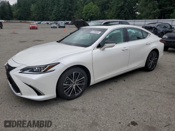 2024 Lexus ES 250 with VIN 58AD11D19RU012276, listed as a Copart auction lot 61096895 with 5,595 mi miles and Salvage title. Bid and sale history available at DreamBid. Image 1.