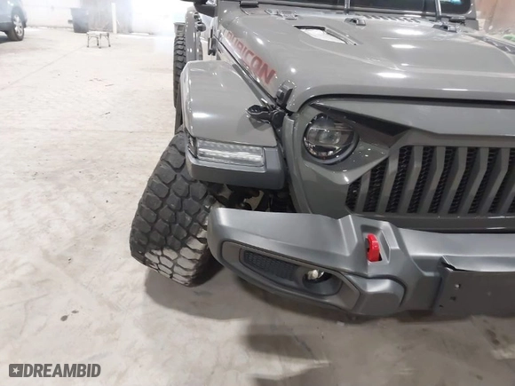 2020 Jeep Gladiator Rubicon with VIN 1C6JJTBG1LL214681, listed as a IAAI auction lot 41979666 with 23,811 mi miles. Bid and sale history available at carsss.com. Image 18.