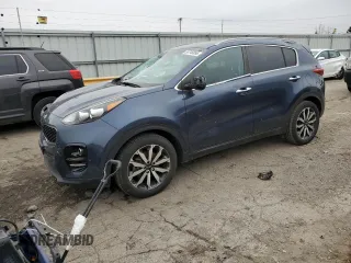 2017 Kia Sportage EX with VIN KNDPN3AC0H7221529, listed as a Copart auction lot 50746895 with 70,557 mi miles and Salvage Title. Bid and sale history available at carsss.com. Image 1.