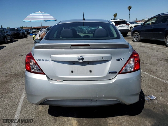 2016 Nissan Versa SV with VIN 3N1CN7AP9GL811329, listed as a Copart auction lot 51946885 with 0 mi miles and Salvage Title. Bid and sale history available at carsss.com. Image 6.