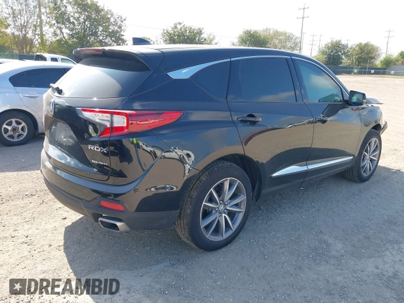 2023 Acura RDX w/Technology Package with VIN 5J8TC2H50PL008965, listed as a IAAI auction lot 40818930 with 18,061 mi miles. Bid and sale history available at carsss.com. Image 4.