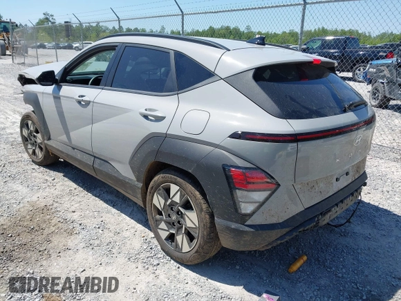 2024 Hyundai Kona SEL with VIN KM8HB3AB2RU171025, listed as a IAAI auction lot 42045900 with 22,002 mi miles and . Bid and sale history available at carsss.com. Image 3.