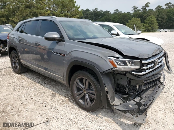 2021 Volkswagen Atlas Cross Sport 3.6L V6 SE w/Technology R-Line with VIN 1V2PE2CA8MC238472, listed as a Copart auction lot 56535884 with 29,494 mi miles and Salvage Title. Bid and sale history available at carsss.com. Image 4.