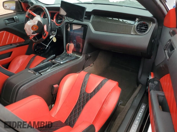 2014 Ford Mustang V6 with VIN 1ZVBP8AM4E5240826, listed as a Copart auction lot 53108065 with 75,664 mi miles and Salvage title. Bid and sale history available at DreamBid. Image 8.
