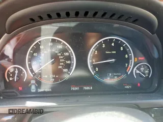 2015 BMW 5 Series 550i with VIN WBAKN9C59FD961491, listed as a Copart auction lot 60208745 with 70,241 mi miles and Salvage title. Bid and sale history available at DreamBid. Image 9.