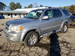 2007 Toyota Sequoia SR5 with VIN 5TDZT34A67S284776, listed as a Copart auction lot 79994734 with 196,665 mi miles and Salvage Title. Bid and sale history available at carsss.com. Image 1.