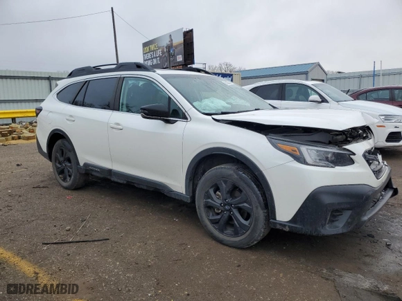 2022 Subaru Outback Onyx Edition XT with VIN 4S4BTGLD5N3252707, listed as a Copart auction lot 89006325 with 39,730 mi miles and Salvage Title. Bid and sale history available at carsss.com. Image 4.