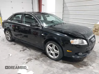 2008 Audi A4 2.0T with VIN WAUDF78E08A017246, listed as a IAAI auction lot 41321990 with 209,404 mi miles. Bid and sale history available at carsss.com. Image 1.