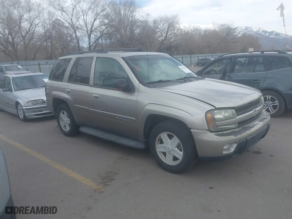 2002 Chevrolet TrailBlazer LS with VIN 1GNDT13S122437225, listed as a IAAI auction lot 41828010 with 1 mi miles. Bid and sale history available at carsss.com. Image 1.