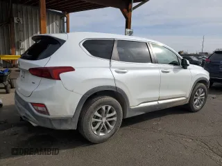 2019 Hyundai Santa Fe SE with VIN 5NMS2CAD5KH098256, listed as a Copart auction lot 47876895 with 130,870 mi miles and Salvage Title. Bid and sale history available at carsss.com. Image 3.