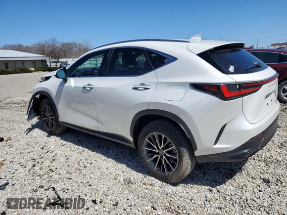 2023 Lexus NX with VIN JTJAGCEZ6P5004783, listed as a Copart auction lot 50162334 with 14,064 mi miles. Bid and sale history available at carsss.com. Image 2.