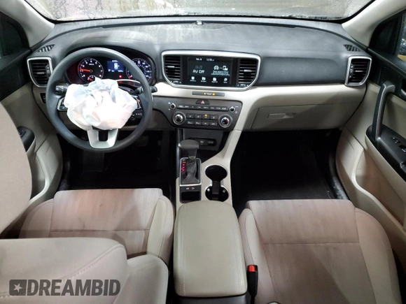 2020 Kia Sportage LX with VIN KNDPM3AC2L7689662, listed as a Copart auction lot 50983135 with 59,395 mi miles and Salvage Title. Bid and sale history available at DreamBid. Image 8.