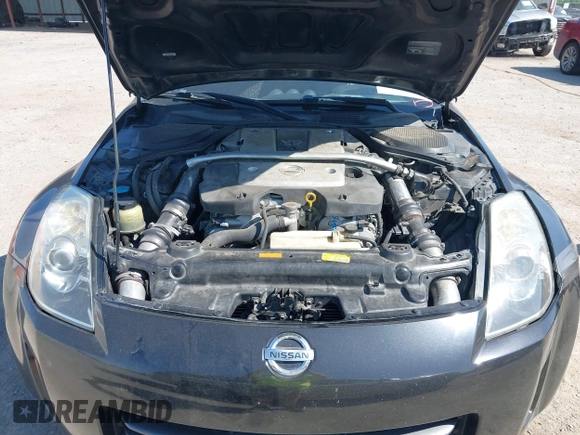 2007 Nissan 350Z Touring with VIN JN1BZ34DX7M502839, listed as a IAAI auction lot 42046017 with 169,376 mi miles. Bid and sale history available at carsss.com. Image 10.