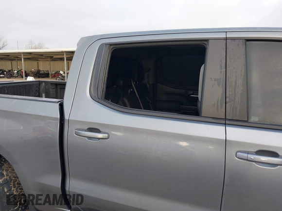 2021 Chevrolet Silverado 1500 RST with VIN 1GCUYEEL9MZ113053, listed as a IAAI auction lot 41486592 with 47,662 mi miles. Bid and sale history available at carsss.com. Image 6.
