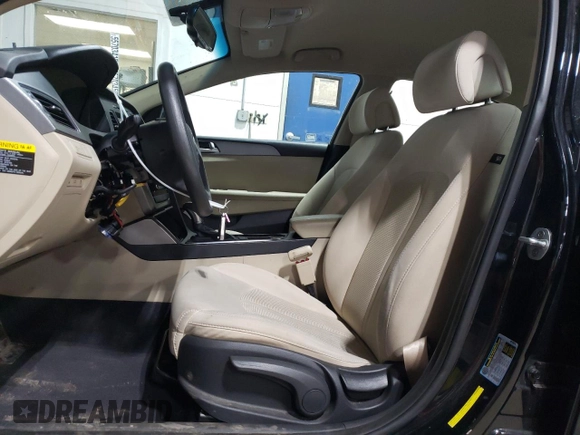 2017 Hyundai Sonata 2.4L with VIN 5NPE24AF8HH460063, listed as a Copart auction lot 55660635 with 154,107 mi miles and Salvage Title. Bid and sale history available at DreamBid. Image 7.