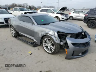 2020 Chevrolet Camaro 1LT with VIN 1G1FB1RSXL0129049, listed as a Copart auction lot 43091213 with 52,886 mi miles. Bid and sale history available at carsss.com. Image 4.