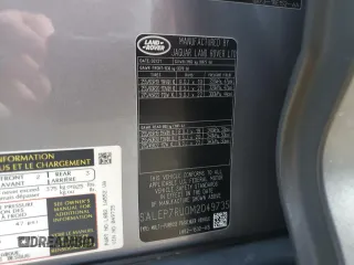 2021 Land Rover Defender SE z VIN SALEP7RU0M2049735, wystawiony jako Copart lot #73704894 z przebiegiem Nie podano mil oraz Szkoda całkowita • Salvage title. Historia ofert i sprzedaży dostępna na DreamBid. Obrazek 14.