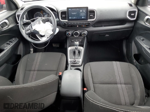 2020 Hyundai Venue SEL with VIN KMHRC8A37LU029722, listed as a Copart auction lot 45953555 with 35,223 mi miles and Salvage Title. Bid and sale history available at DreamBid. Image 8.